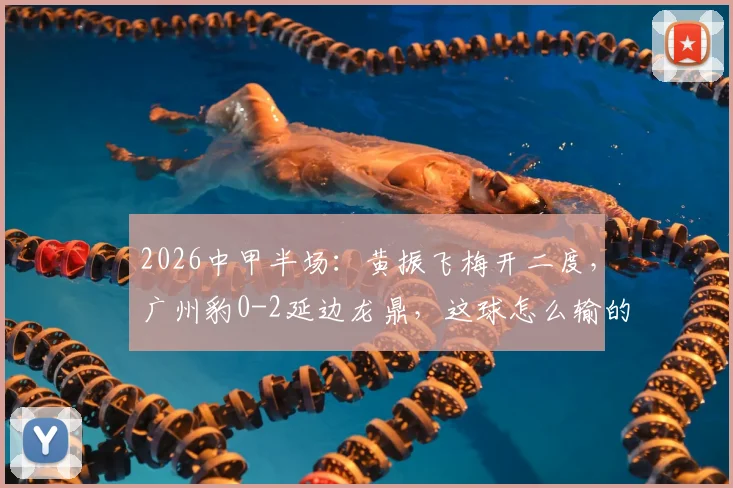 2026中甲半场:黄振飞梅开二度,广州豹0-2延边龙鼎,这球怎么输的?